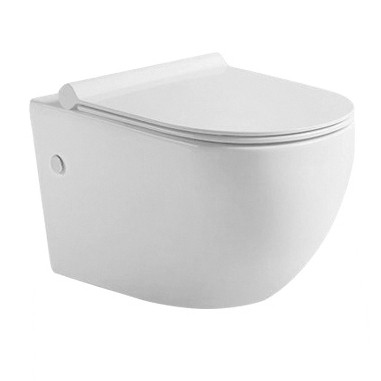 High Quality Wc Toilet Sanitary Ware P Type Wall Hung Mounted Western Water Closet