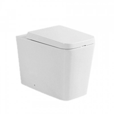 RECTANGULAR EUROPEAN STANDARD CERAMIC WALL MOUNTED WC TOILET